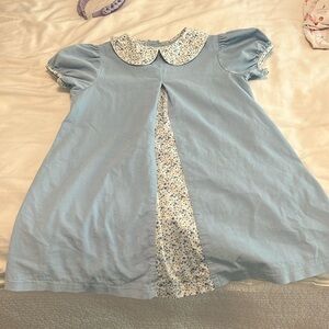 Anvy Kids - Blue and Green floral dress (Size 8)